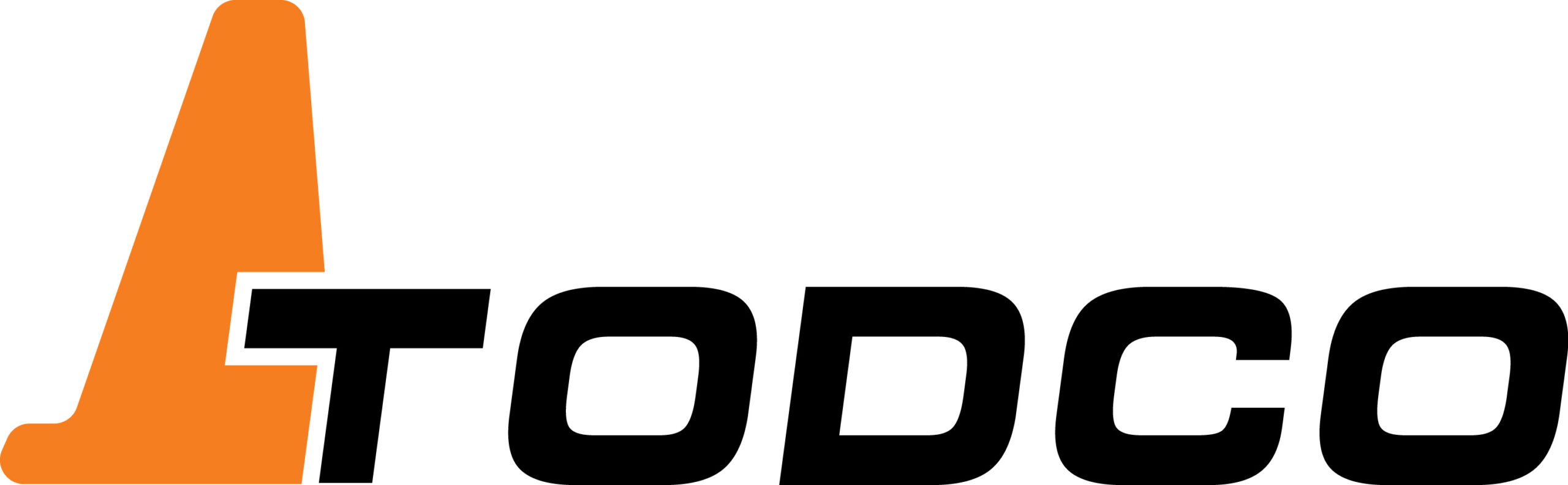 TODCO logo orange and black