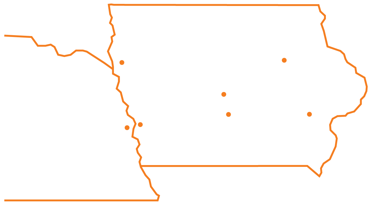 Todco locations on a map